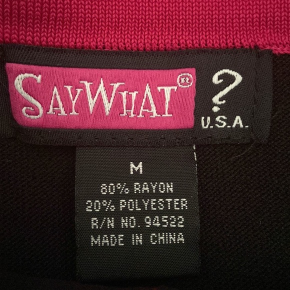 Say What Black and Dark Fuchsia Skirt Size M - Picture 3 of 4